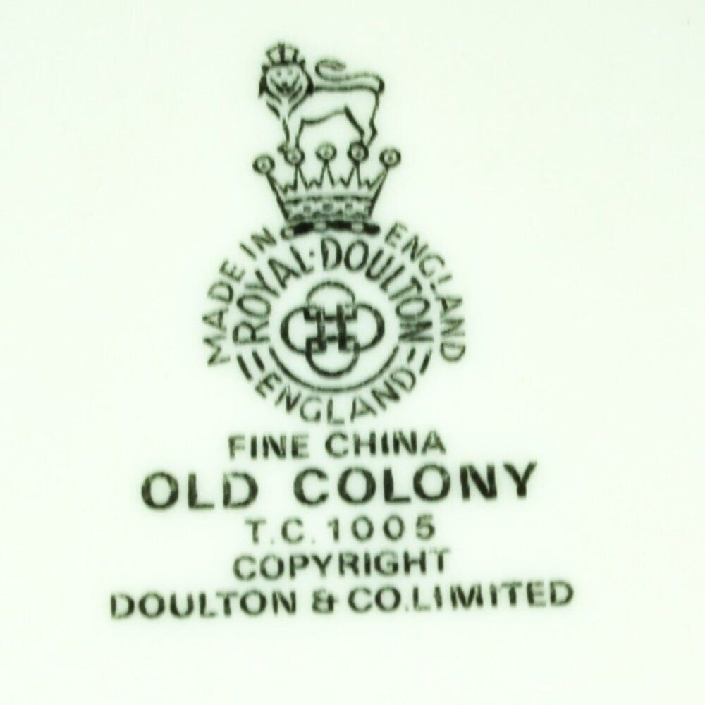 Royal Doulton Cup And Saucer Old Colony Set Of 4 Dining Tea Coffee From England - Picture 3 of 5